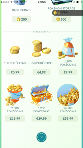 Pelissä voi euroilla ostaa virtuaalivaluuttaa, jolla taas voi ostaa varusteita pelissä.